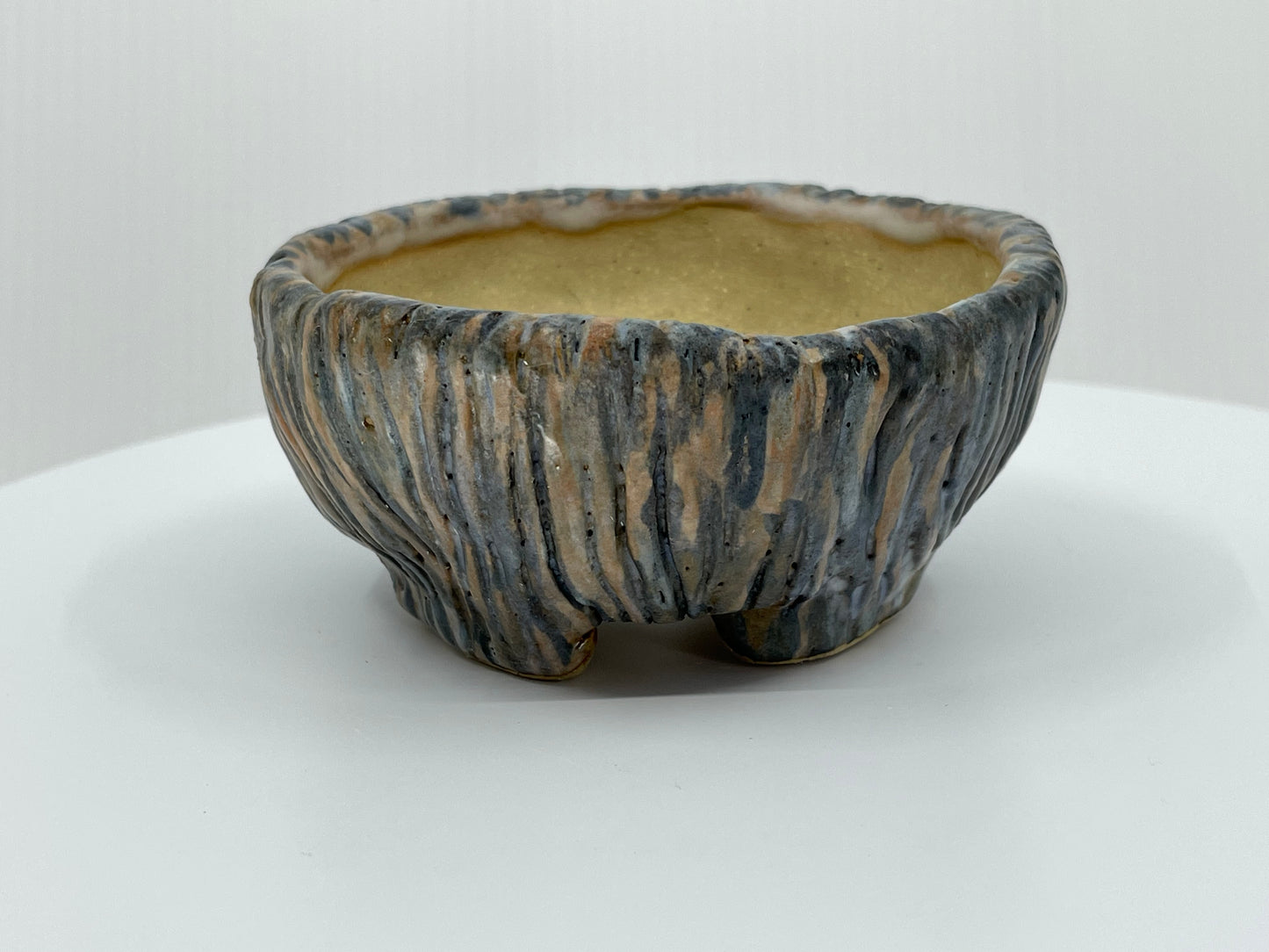 Brown Wood-like Accent Pot 3.75"